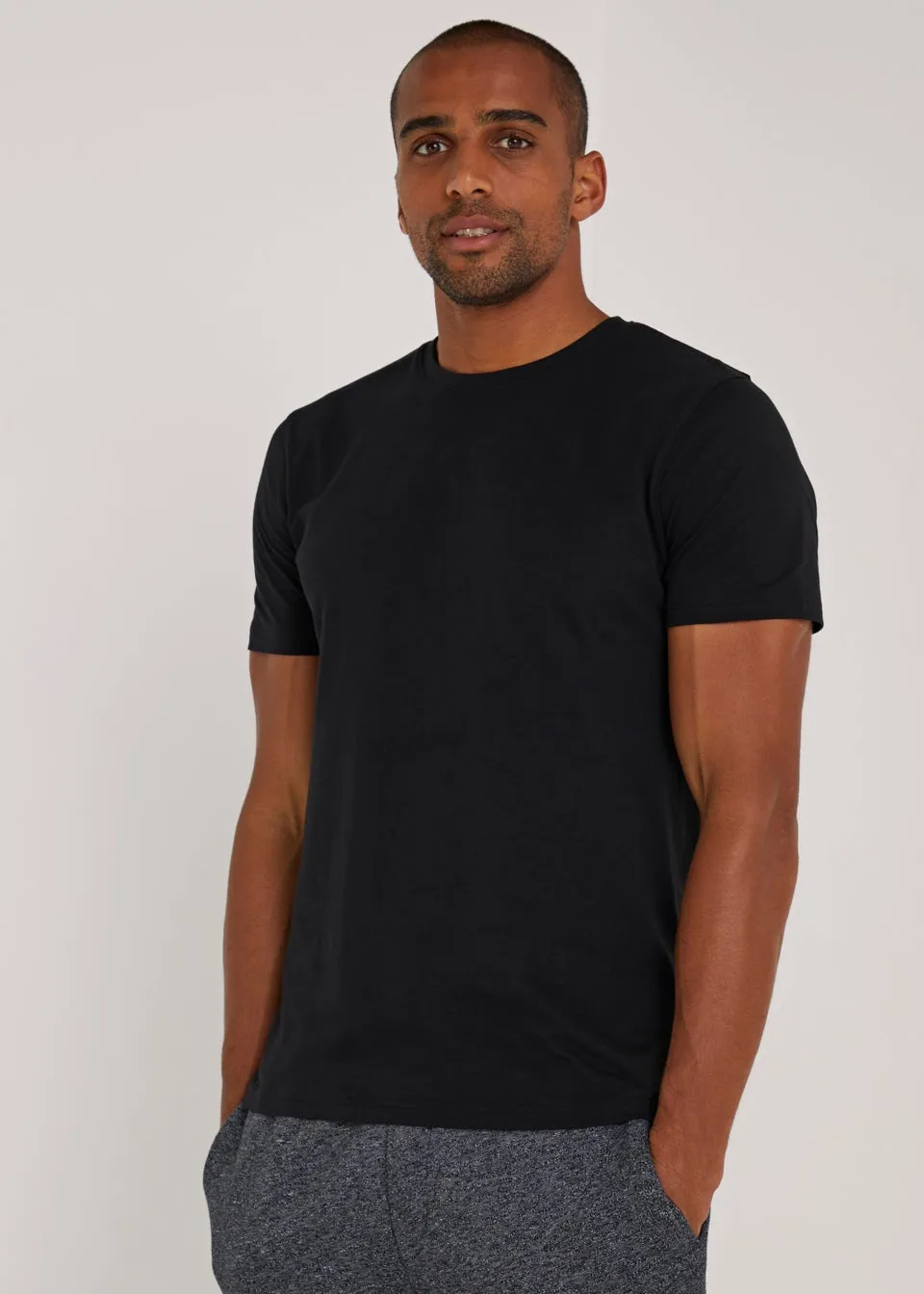 2 Pack Black T-Shirt Vests