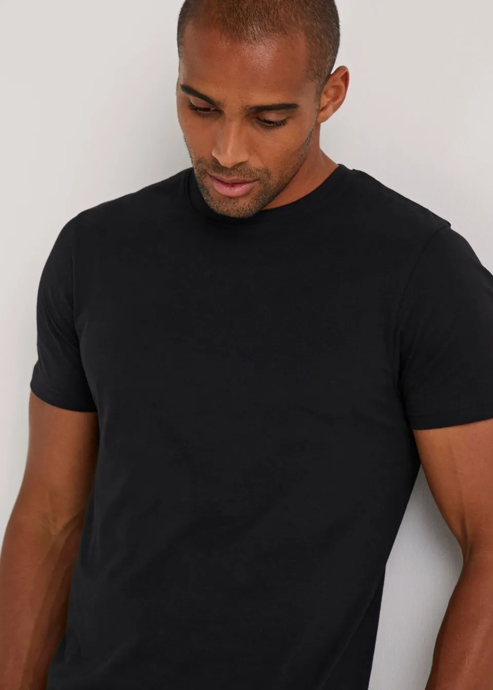 2 Pack Black T-Shirt Vests