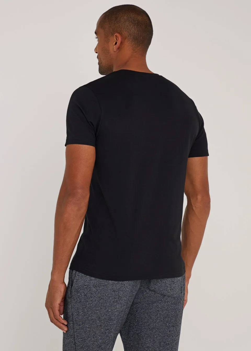 2 Pack Black T-Shirt Vests