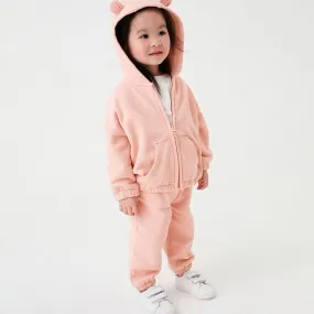 2 Pieces Set Baby Kid Girls Solid Color Hoodies Sweatshirts And Pants Wholesale 231130101