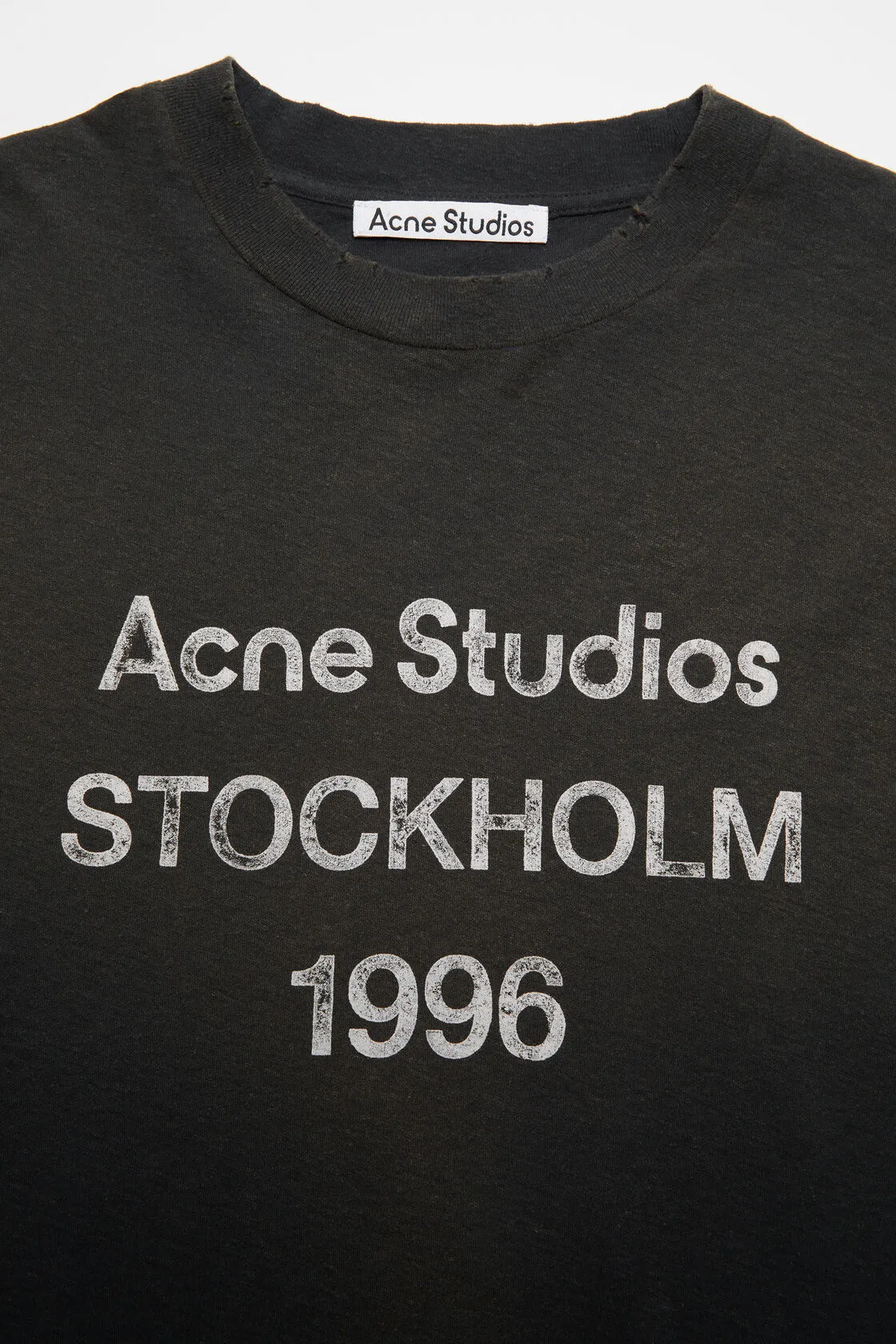 Acne Studios  |Unisex Long Sleeves Plain Cotton Long Sleeve T-shirt Logo