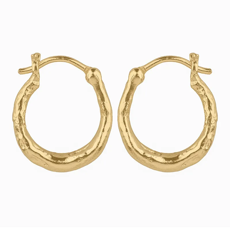 Adele Hoop Earrings - 18K Gold Plated