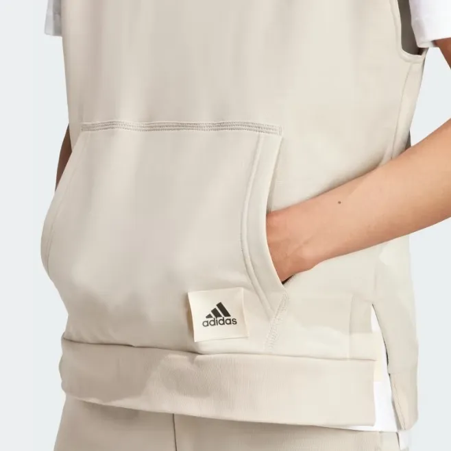 adidas  |Pullovers Unisex Sleeveless Street Style Plain Cotton Logo