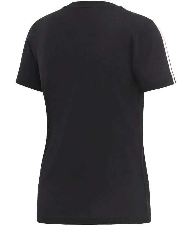 Adidas Womens E 3S Slim T Shirt Black White