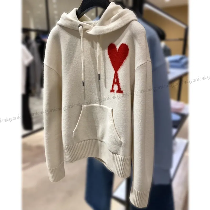 AMI PARIS  |Pullovers Heart Unisex Wool Long Sleeves Logo Designers