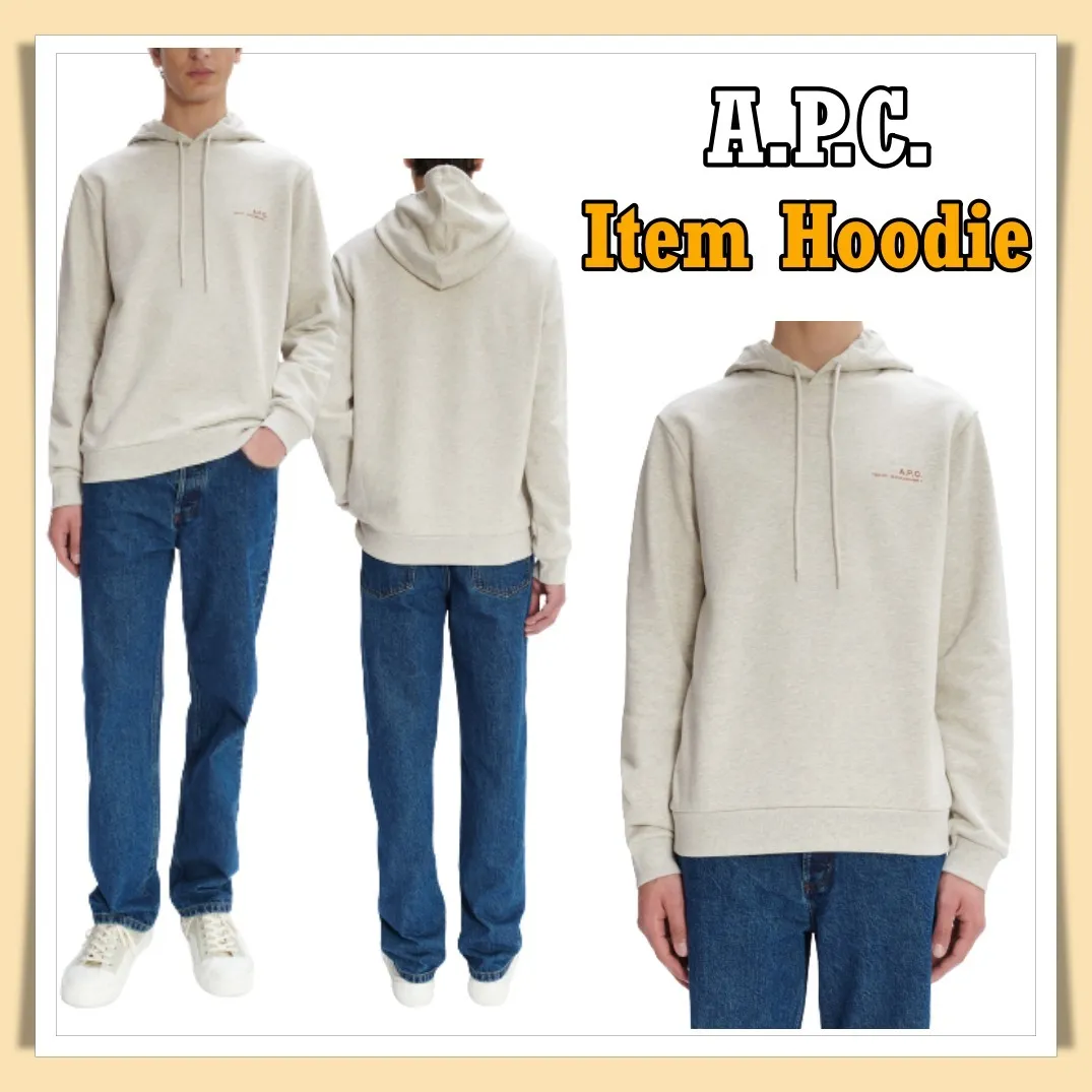 A.P.C.  |Street Style Long Sleeves Long Sleeve T-shirt Logo Designers