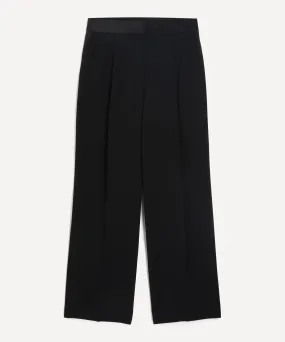 Asha High-Waisted Flared Trousers