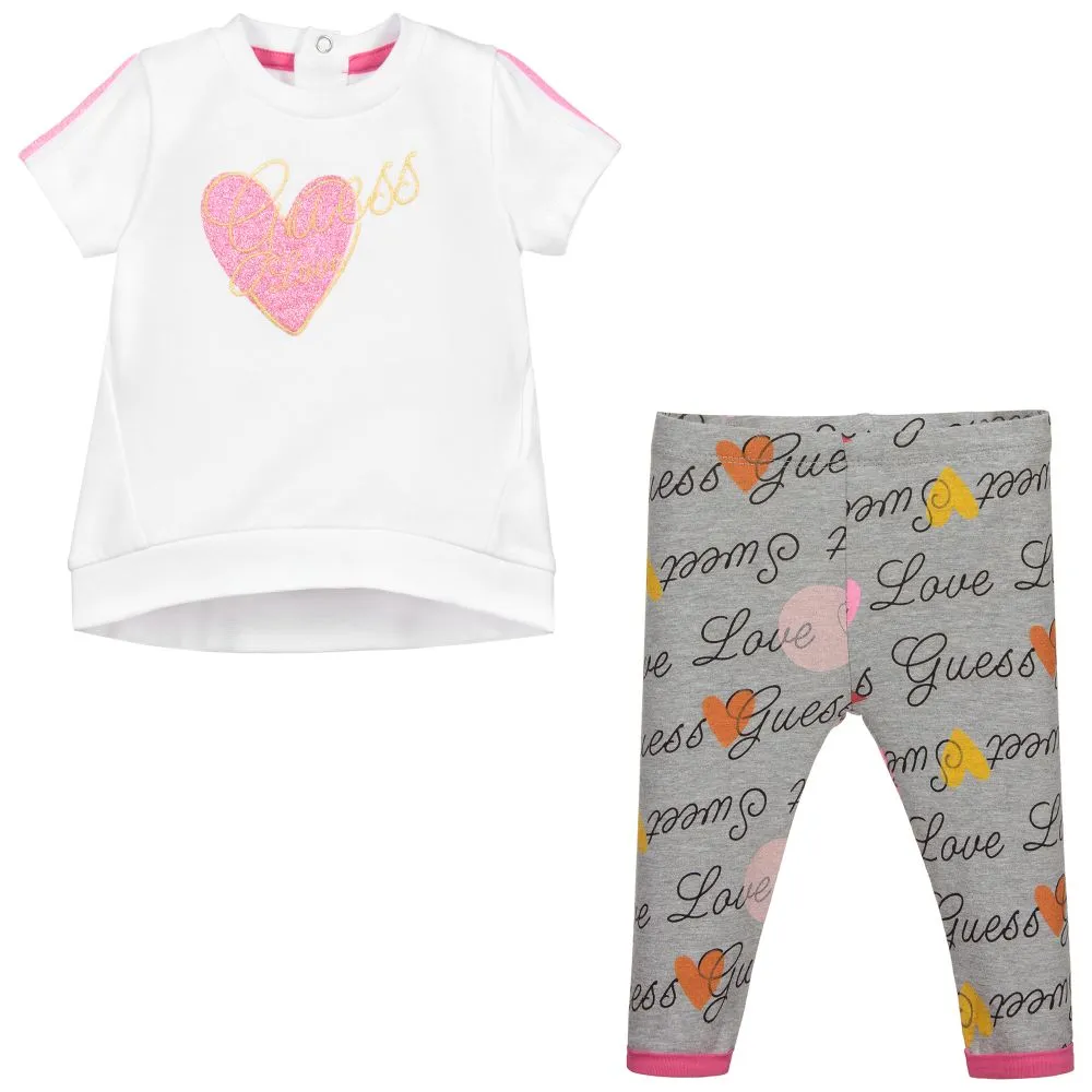 Baby Girls Logo Leggings Set