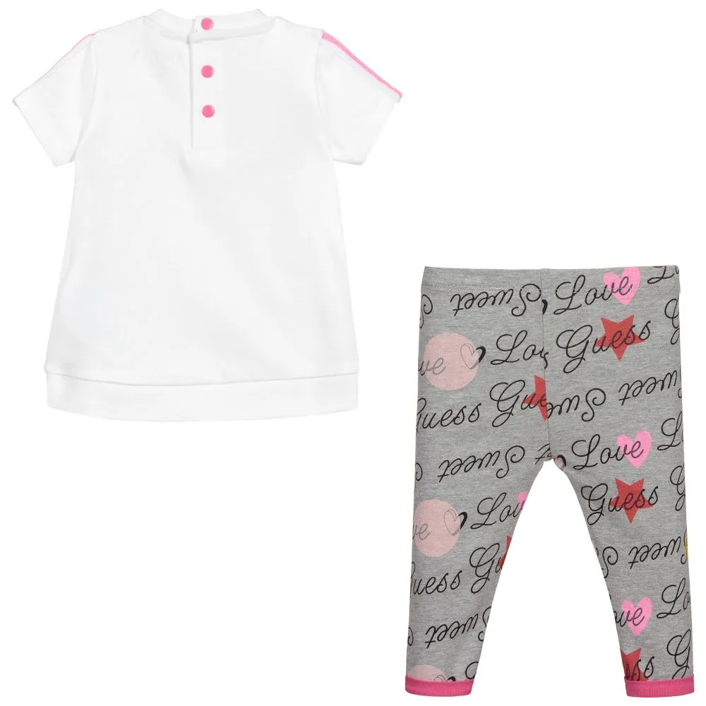 Baby Girls Logo Leggings Set