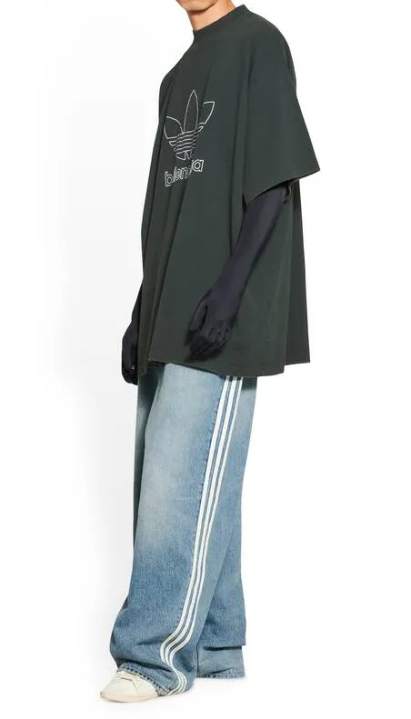 BALENCIAGA  |Pullovers Unisex Street Style Collaboration Cotton