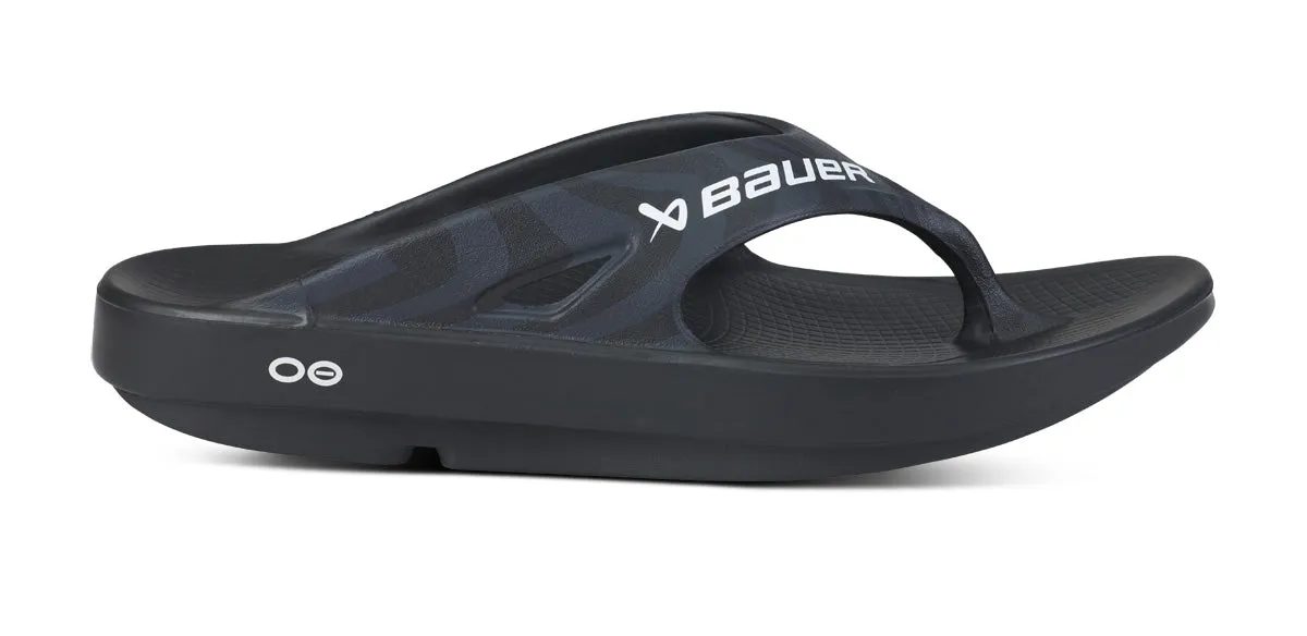 BAUER/OOFOS Men's OOriginal Sport Sandal – Black Asphalt