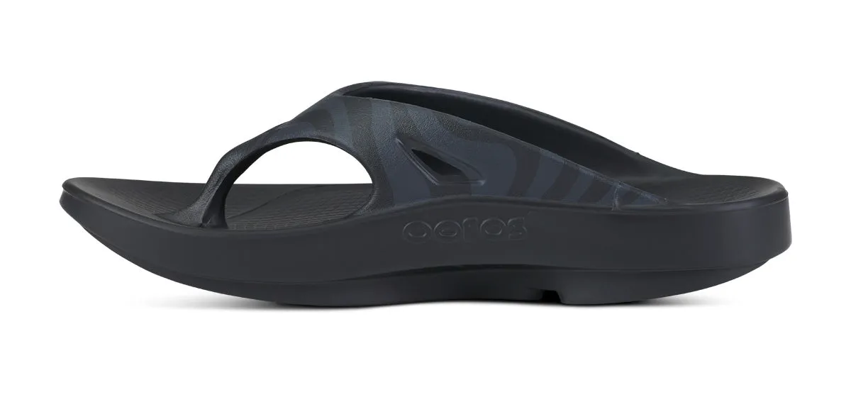 BAUER/OOFOS Men's OOriginal Sport Sandal – Black Asphalt