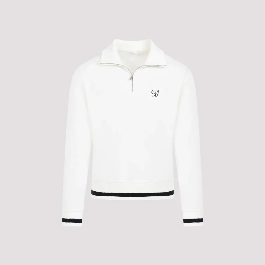 Berluti  |Pullovers Silk Long Sleeves Plain Cotton Logo Luxury