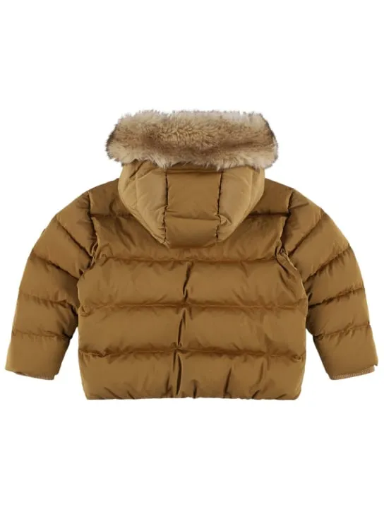 Bonpoint   Hooded poly down jacket 