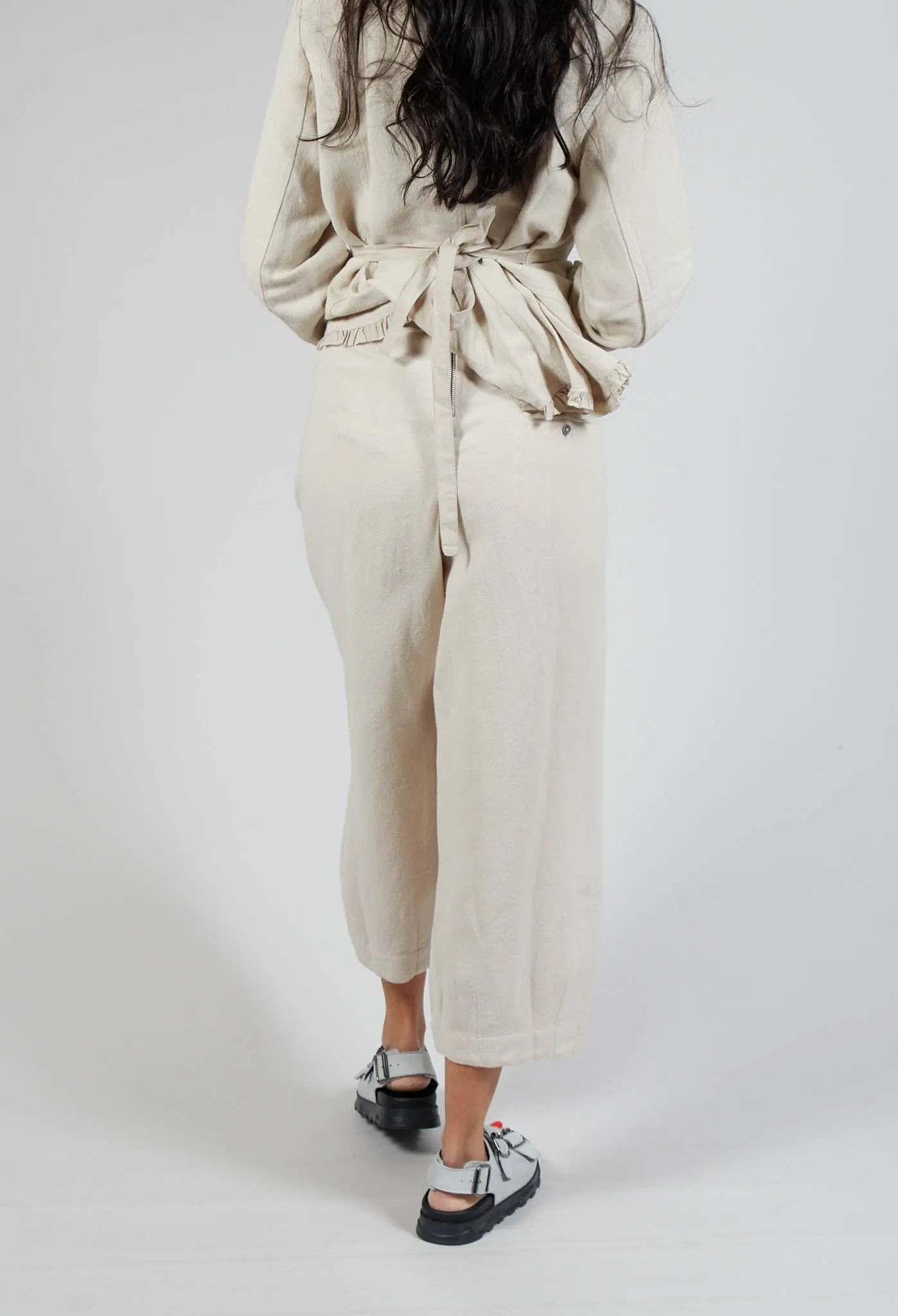 Botvi Trousers in Bone White