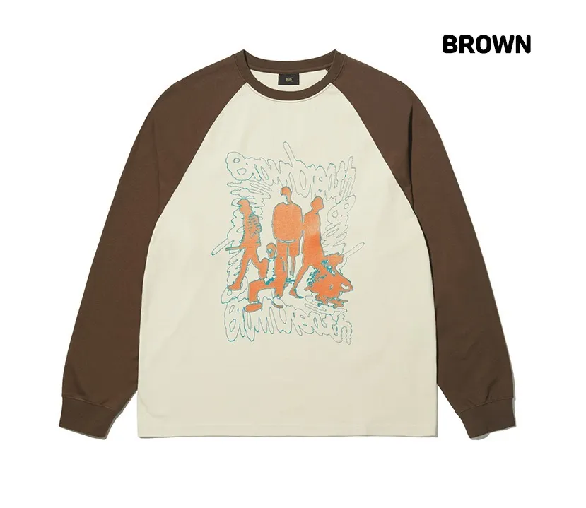 BROWNBREATH  |Unisex Street Style Long Sleeves Long Sleeve T-shirt Logo