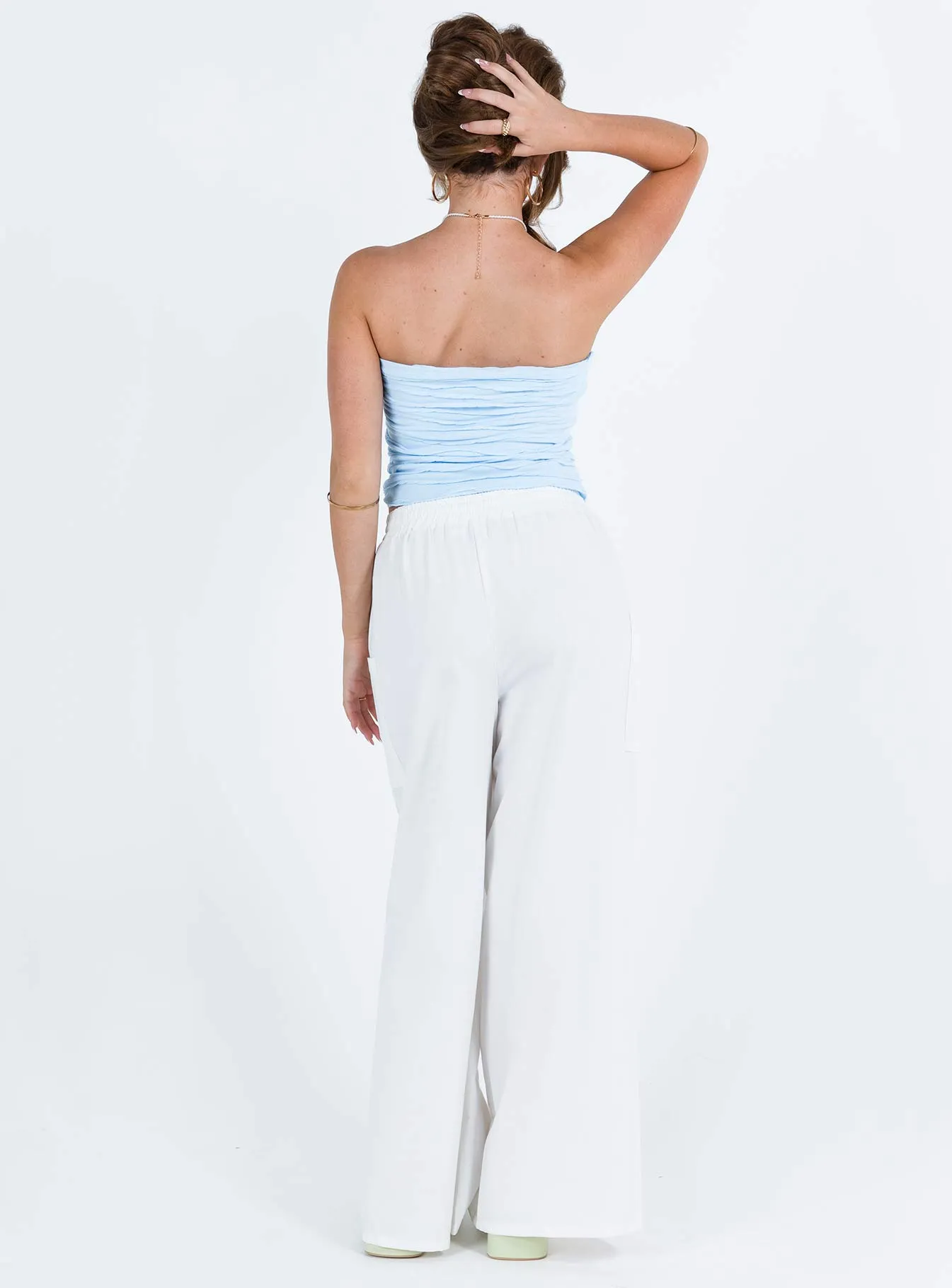 Brunie Pants White Petite