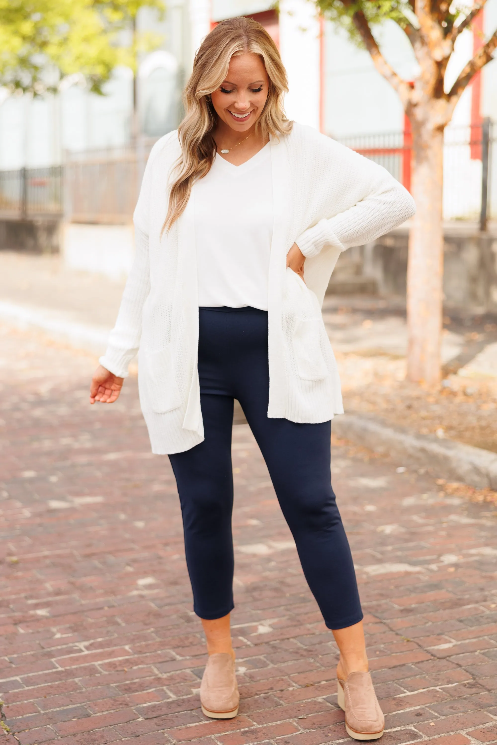 Business Lady Pants, Navy