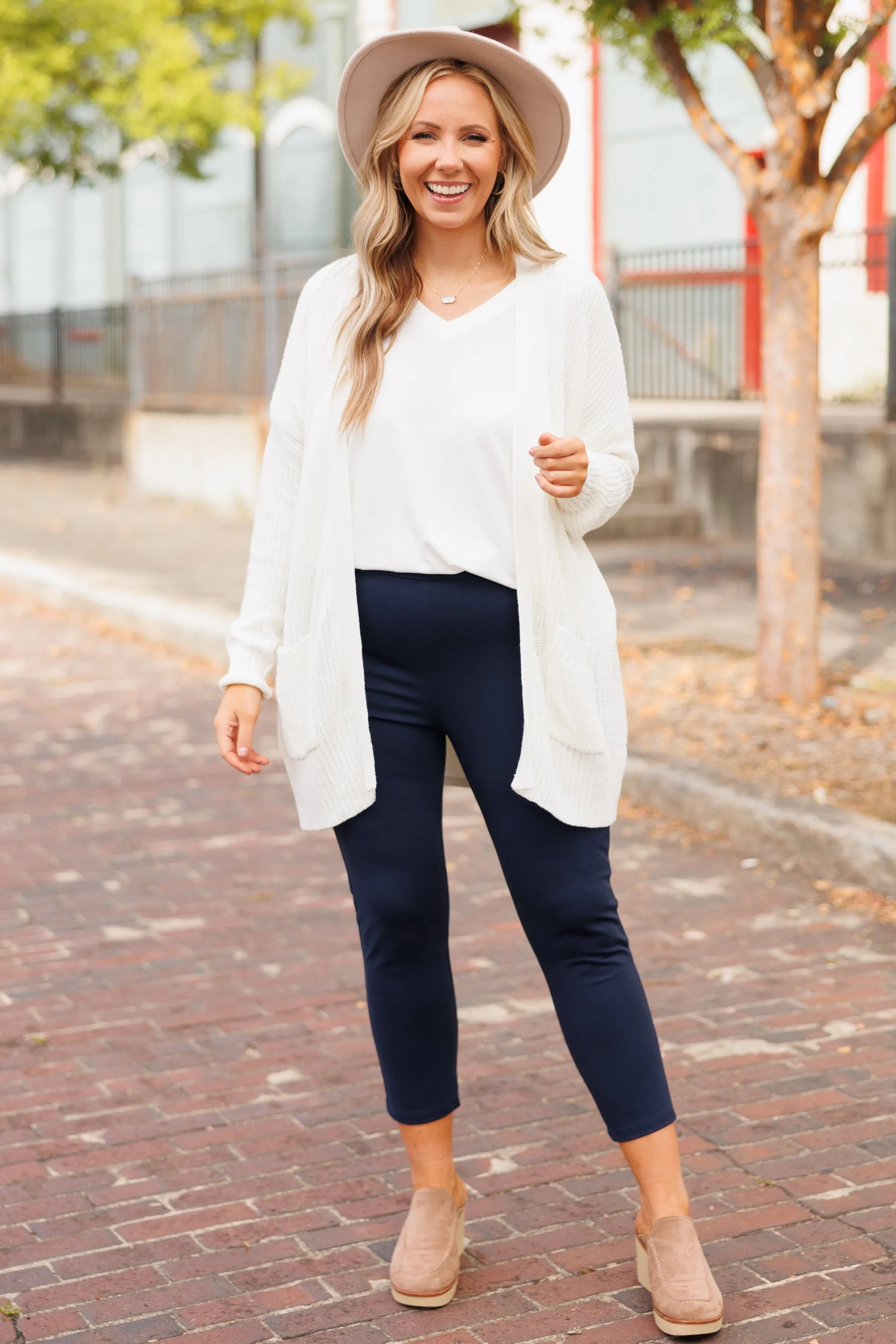 Business Lady Pants, Navy