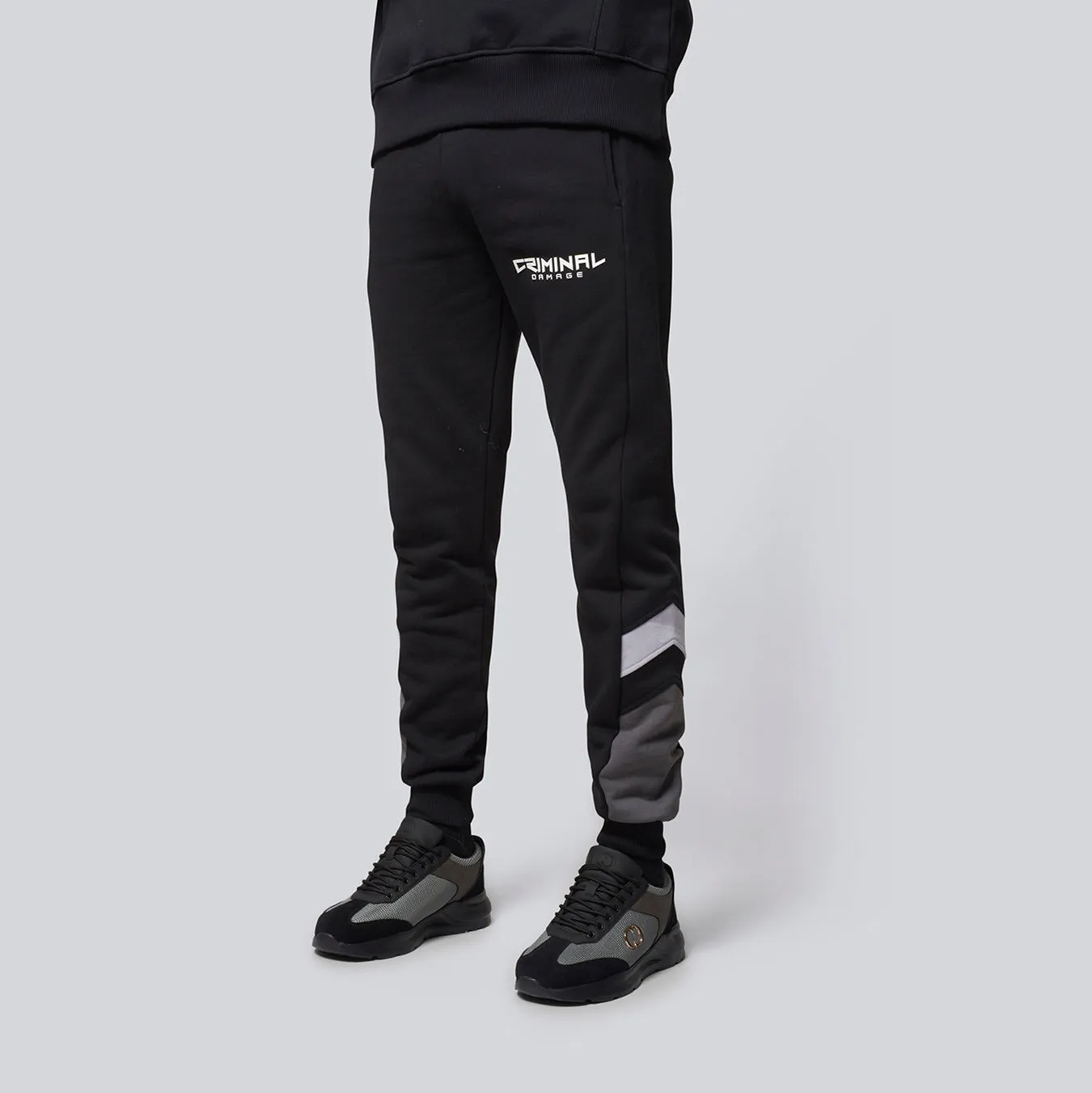 BUXTON TRACK JOGGERS - BLACK