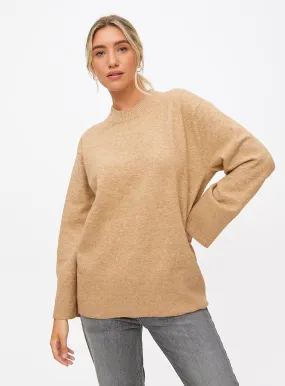 Buy Oatmeal Relaxed Crew Neck Jumper 16 | Jumpers | Tu