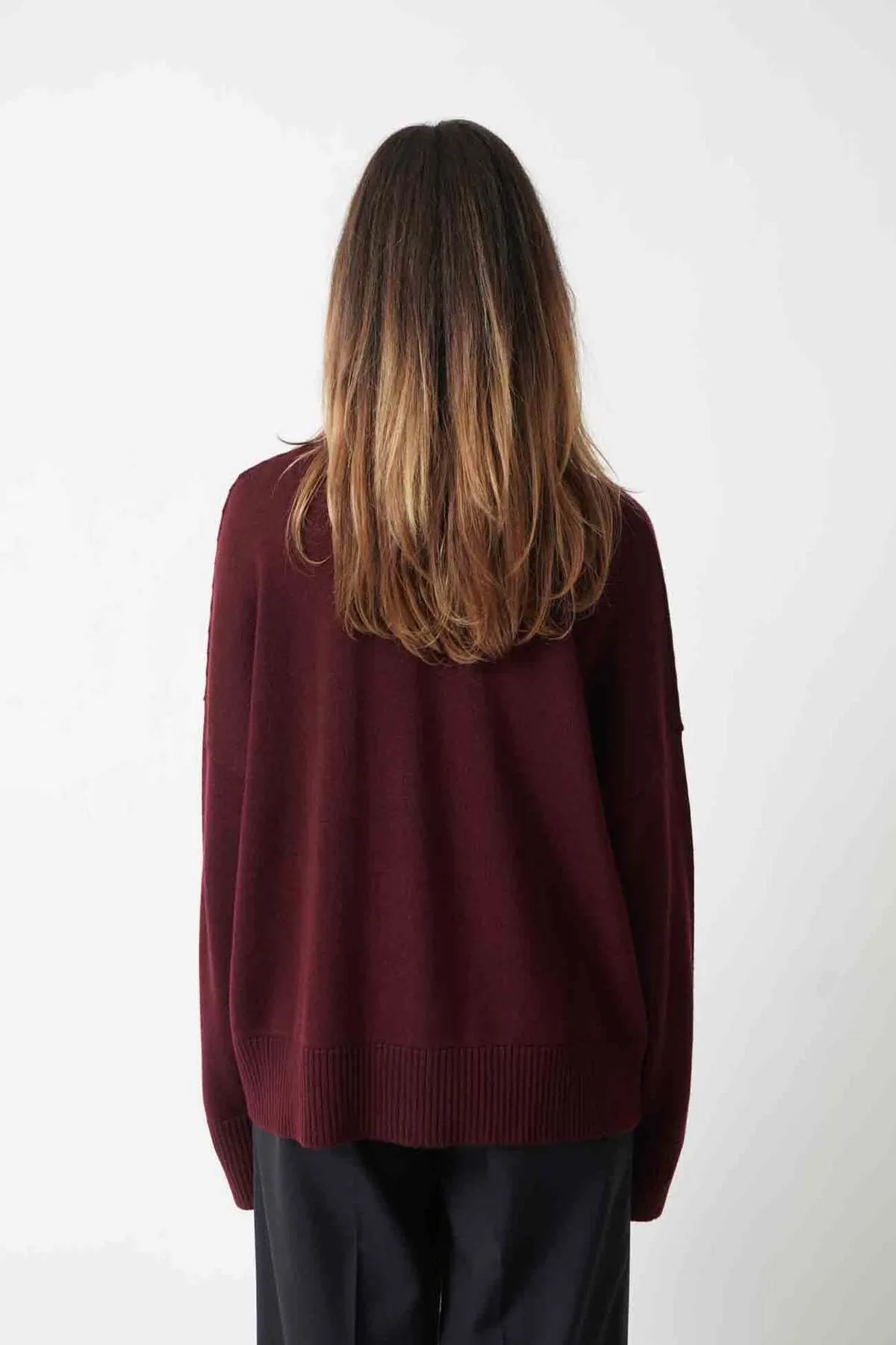 Cardigan - Burgundy