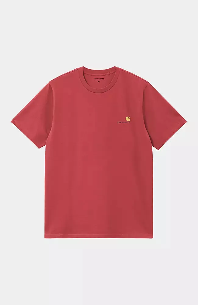 Carhartt SS AMERICAN SCRIPT T-SHIRT Tuscany