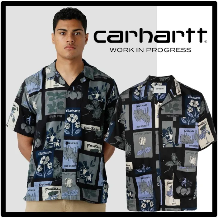 Carhartt  |Street Style Logo Shirts