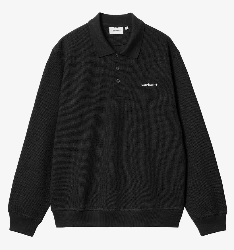 Carhartt  |Street Style Long Sleeves Logo Polos