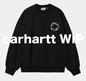 Carhartt  |Sweat Street Style Logo Sweatshirts