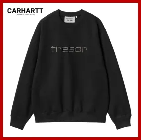 Carhartt  |Unisex Street Style Collaboration Logo Sweatshirts