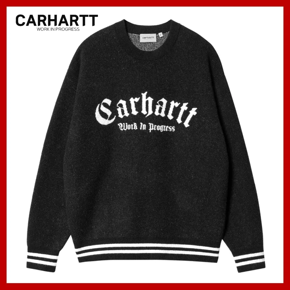 Carhartt  |Unisex Street Style Logo Sweaters