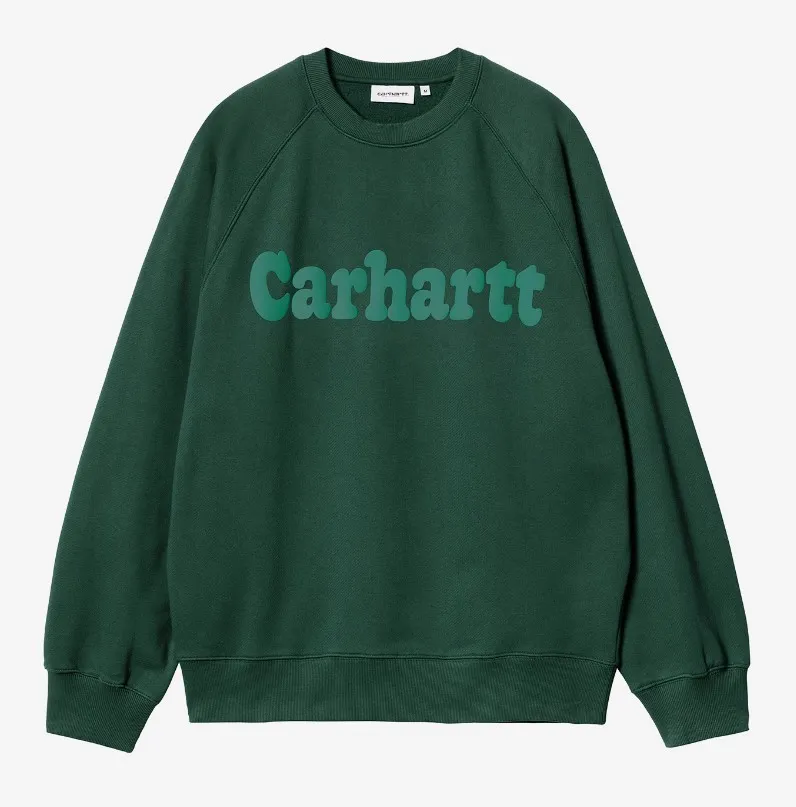 Carhartt  |Unisex Street Style Long Sleeves Logo Sweatshirts