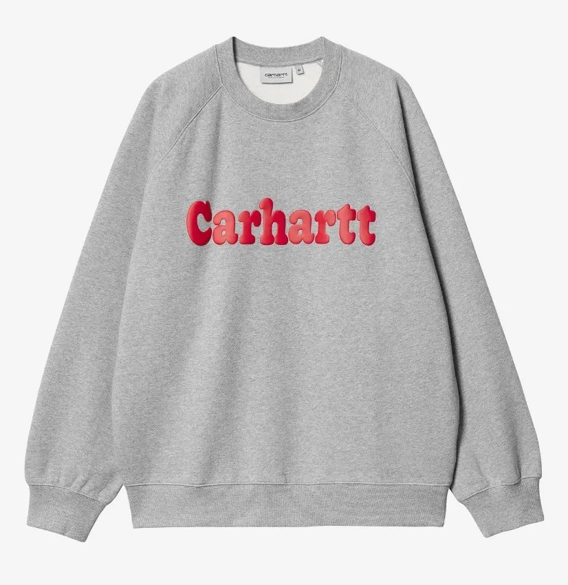 Carhartt  |Unisex Street Style Long Sleeves Logo Sweatshirts