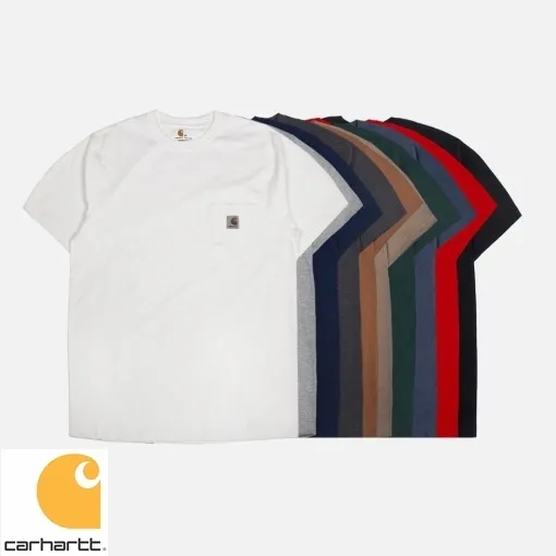 Carhartt  |Unisex Street Style Plain Logo T-Shirts