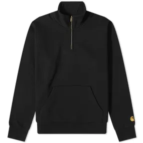 Carhartt WIP Chase Neck Zip SweatBlack & Gold