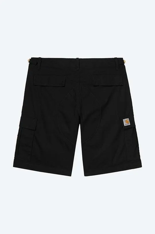 Carhartt WIP cotton shorts black color