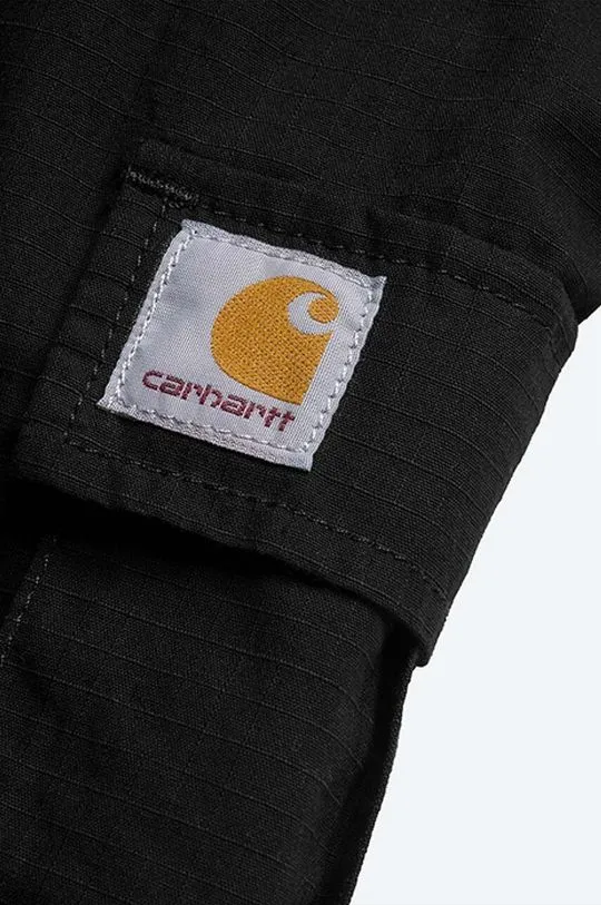 Carhartt WIP cotton shorts black color