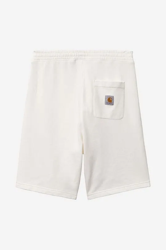 Carhartt WIP cotton shorts Nelson white color