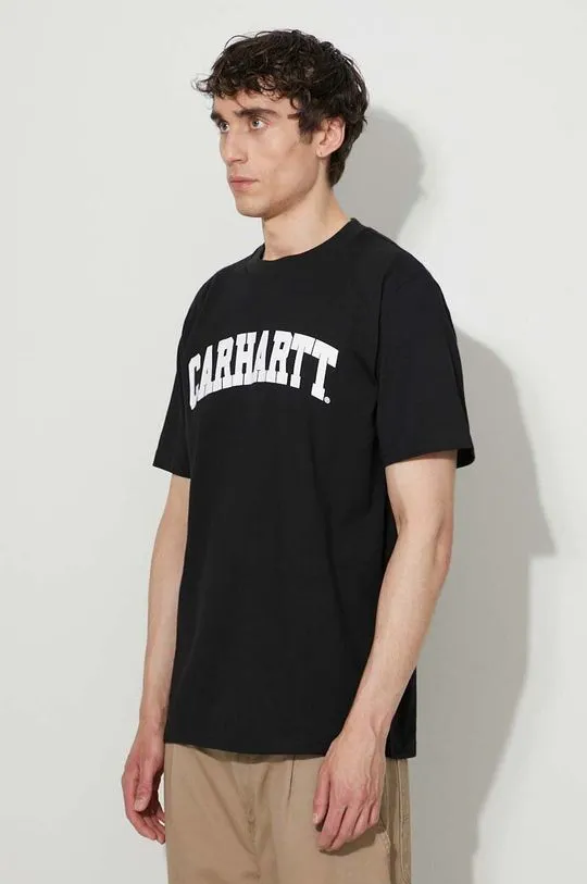 Carhartt WIP cotton t-shirt black color