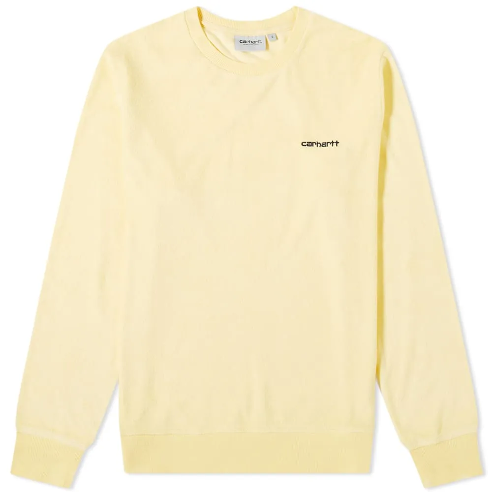 Carhartt WIP Terry Brushed SweatFresco & Black