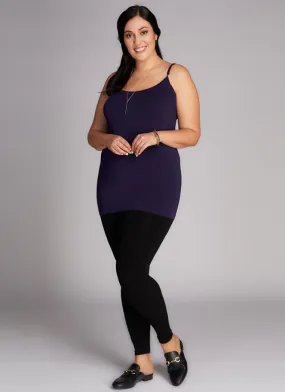 C'est Moi Plus Size Bamboo High Waisted Leggings in Black