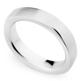 Christian Bauer Men's Palladium 5mm Brushed Wedding Band Ring