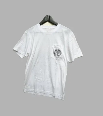 CHROME HEARTS  |Pullovers Street Style Cotton Short Sleeves Logo T-Shirts