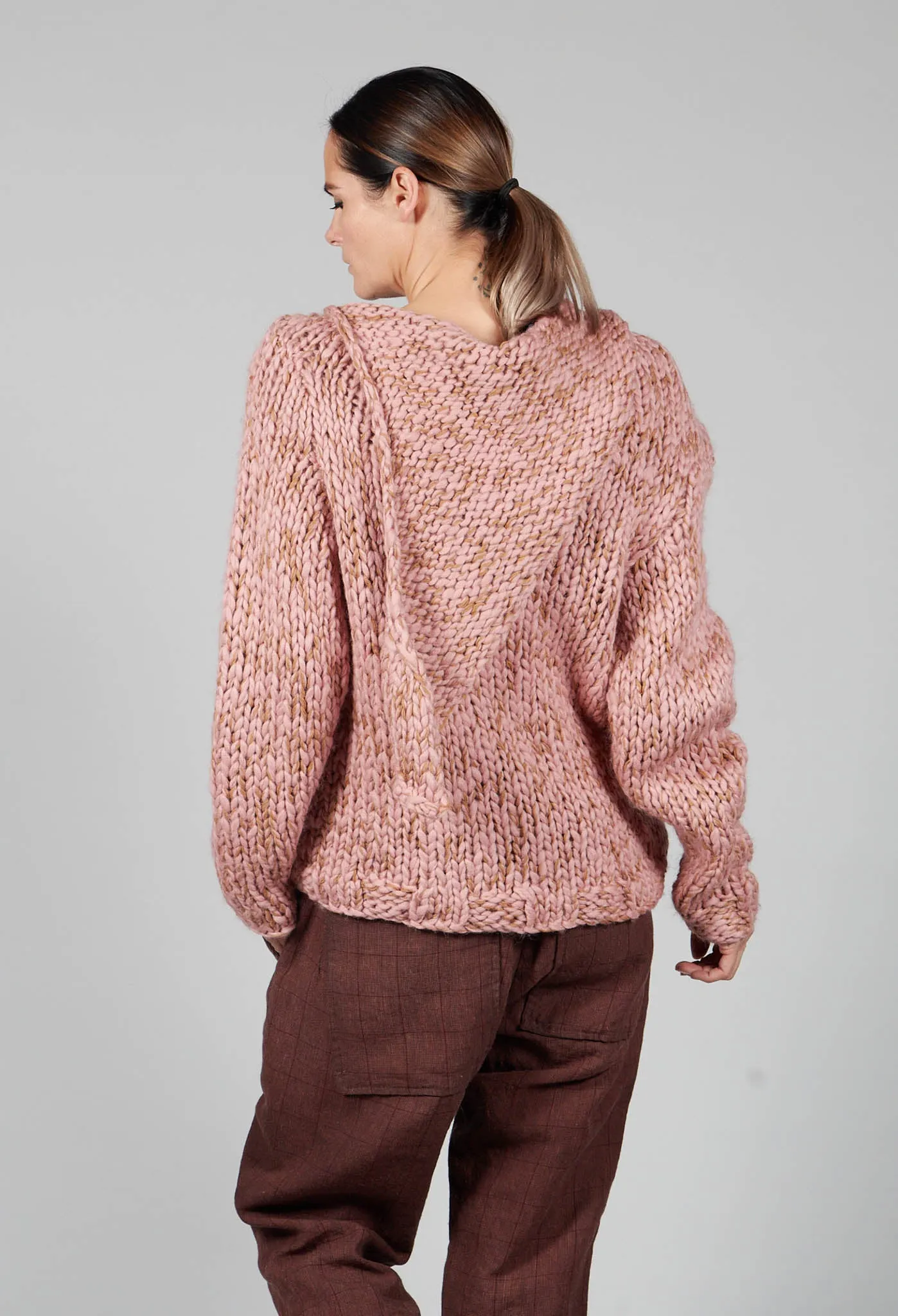 Chunky Knit Jumper in Amaretto