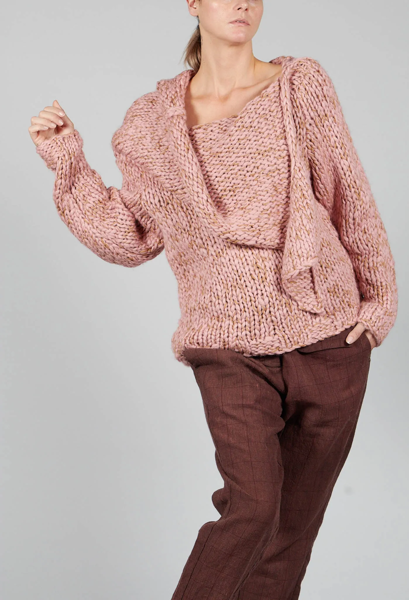 Chunky Knit Jumper in Amaretto