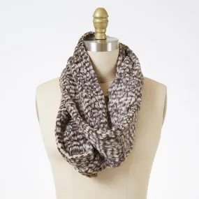 Cobblestone Luxury Faux Fur Infinity Scarf