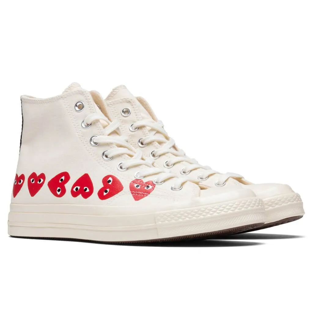 Converse x Comme Des Garcons PLAY All Star Chuck '70 Hi 