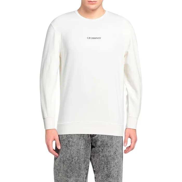 C.P. Company  |Crew Neck Long Sleeves Plain Cotton Long Sleeve T-shirt Logo