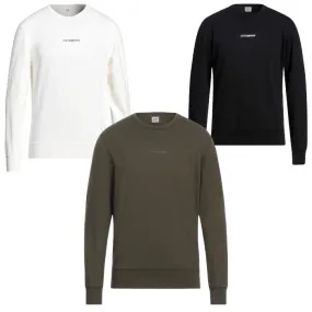 C.P. Company  |Crew Neck Long Sleeves Plain Cotton Long Sleeve T-shirt Logo